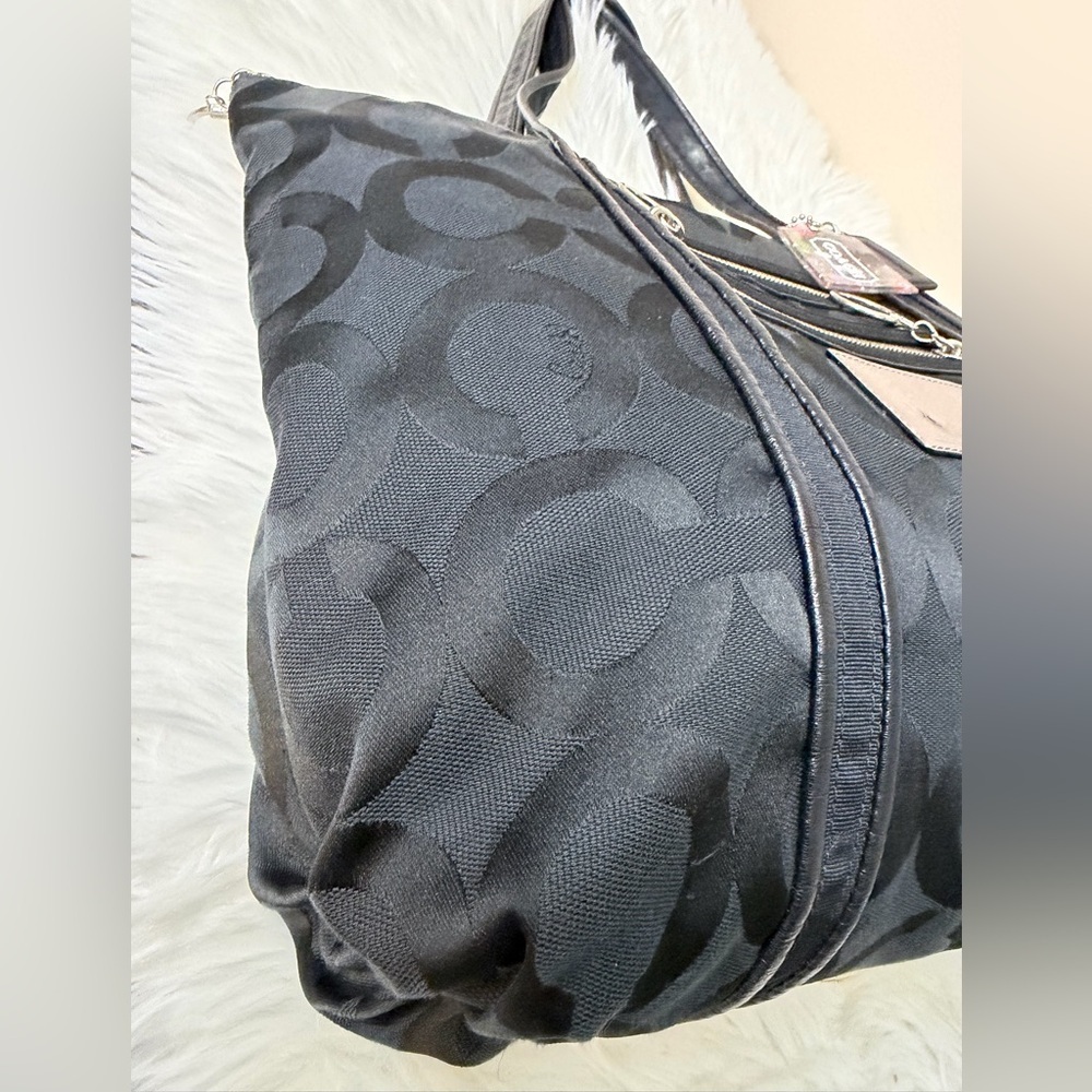 Coach Black Signature Tote Bag - Picture 4 of 11